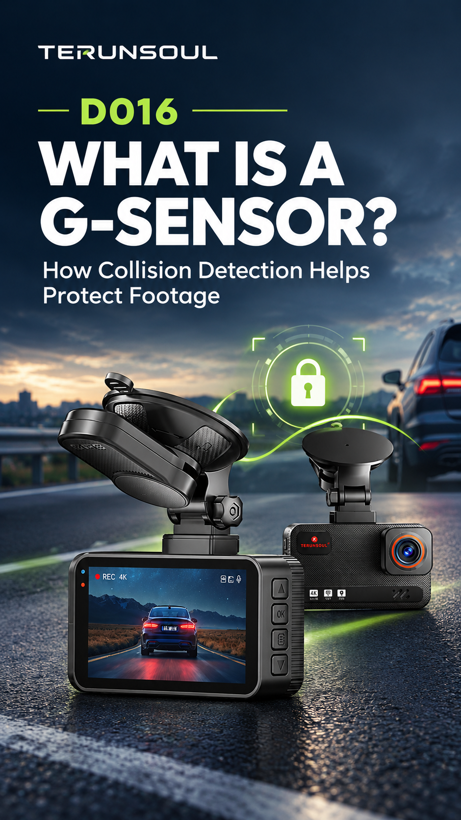 What Is a G-Sensor on a Dash Cam? Settings, Sensitivity & Locked Footage
