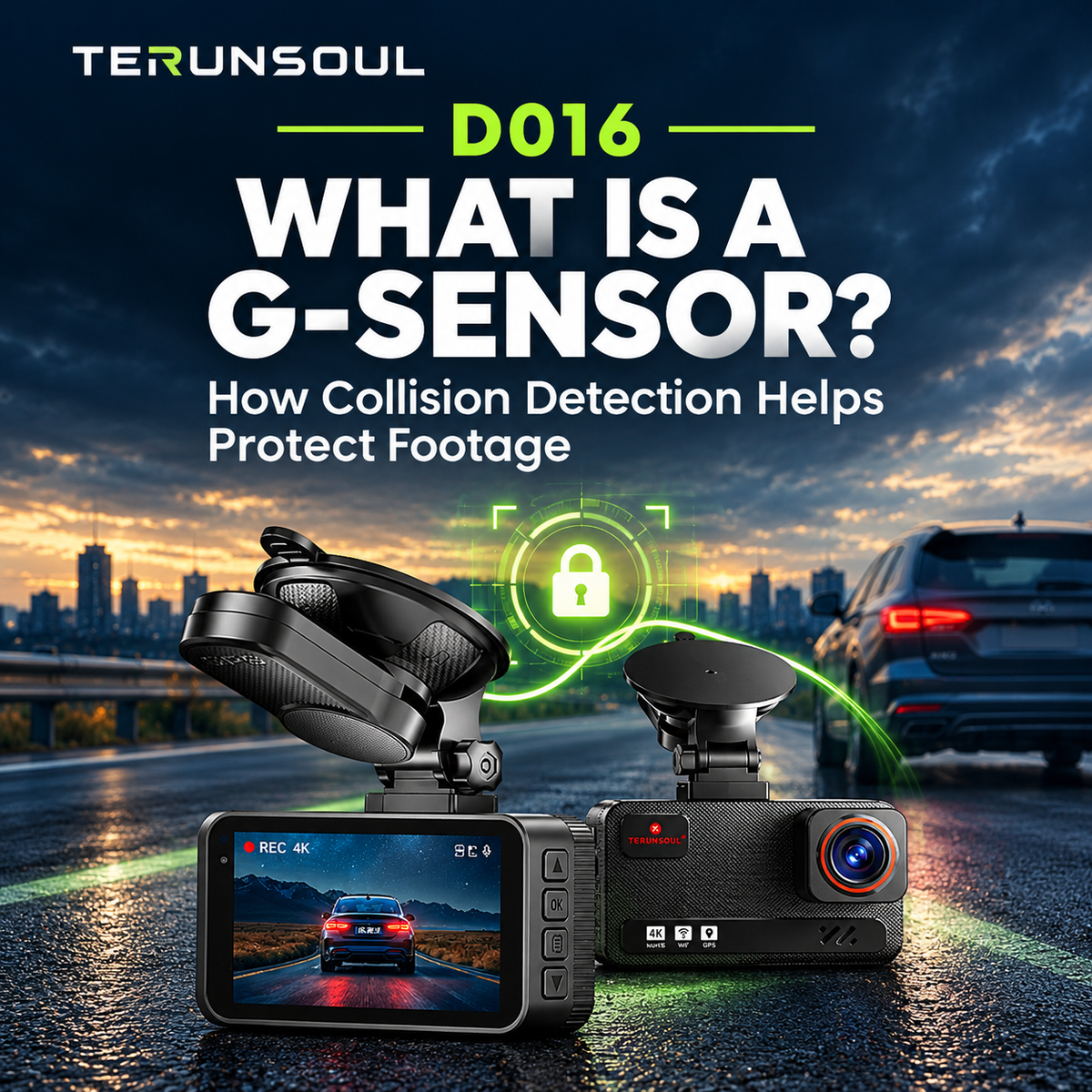 What Is a G-Sensor on a Dash Cam? Settings, Sensitivity & Locked Footage