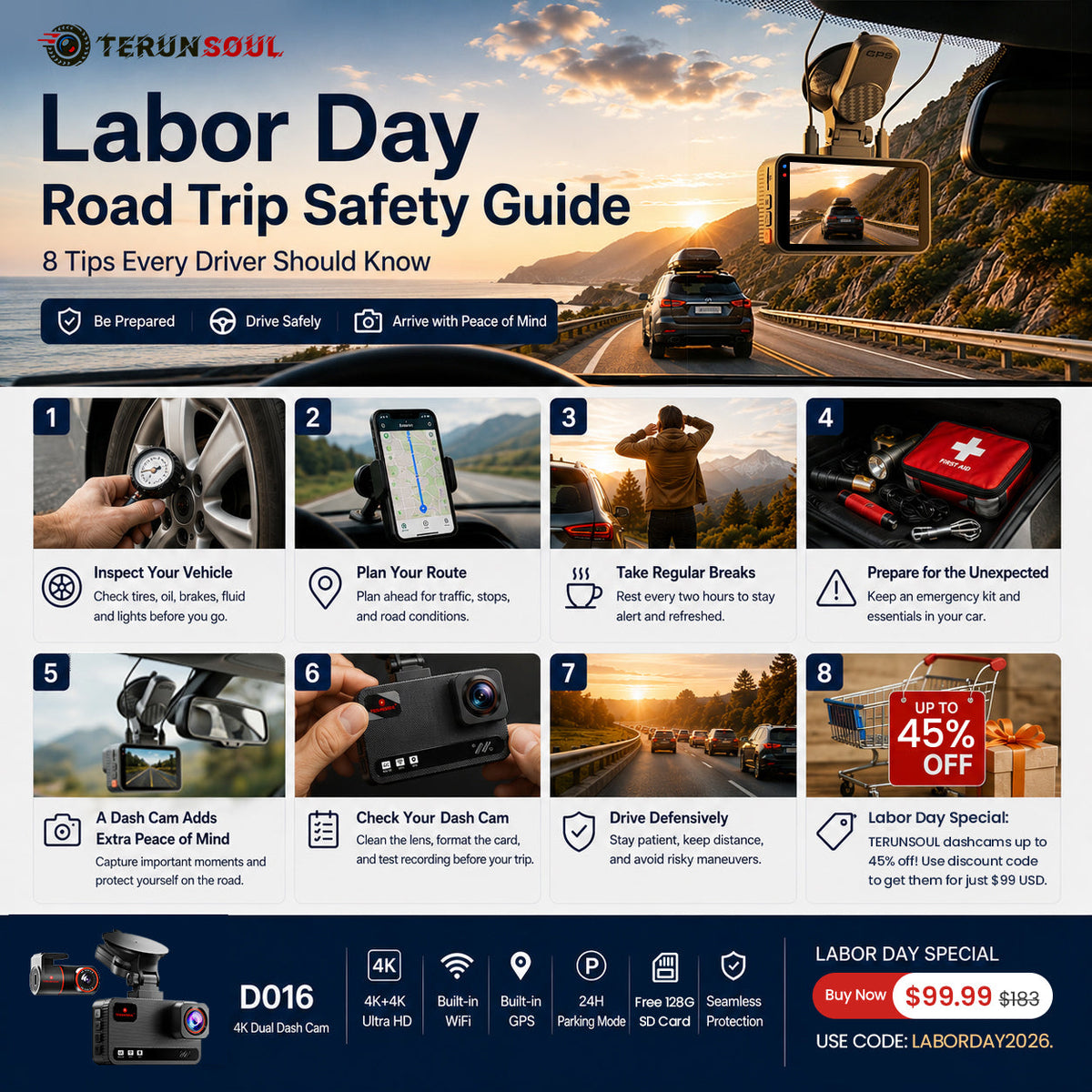 Labor Day Road Trip Checklist: 10 Essentials Every Driver Should Pack in 2026