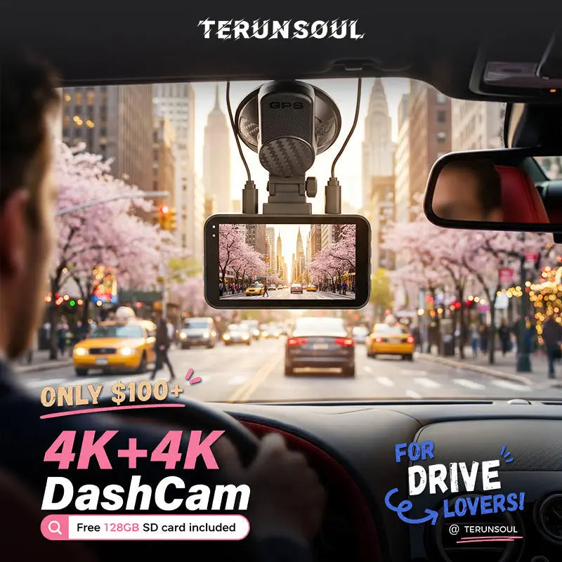 terunsoul D016 4K+4K Dashcam