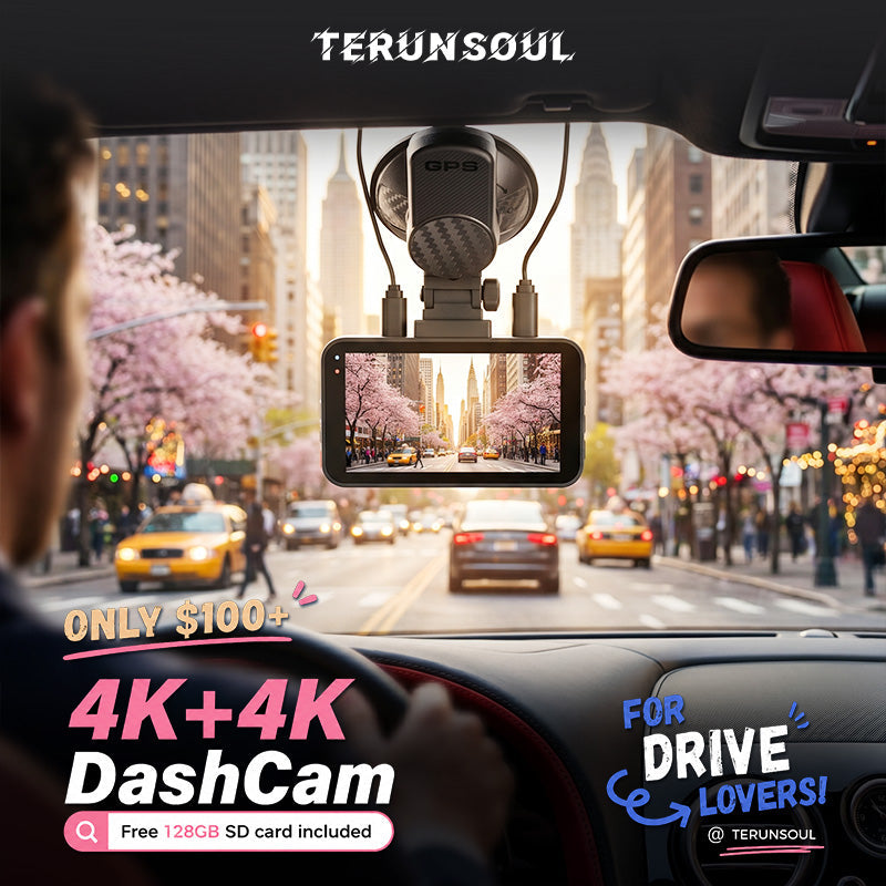 terunsoul D016 4K+4K Dashcam