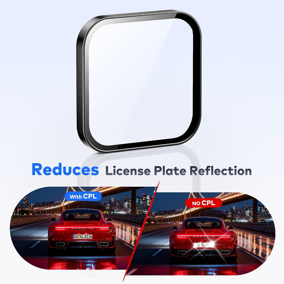 TERUNSOUL D016 Anti-Glare Circular Polarizing Filter (CPL Filter)
