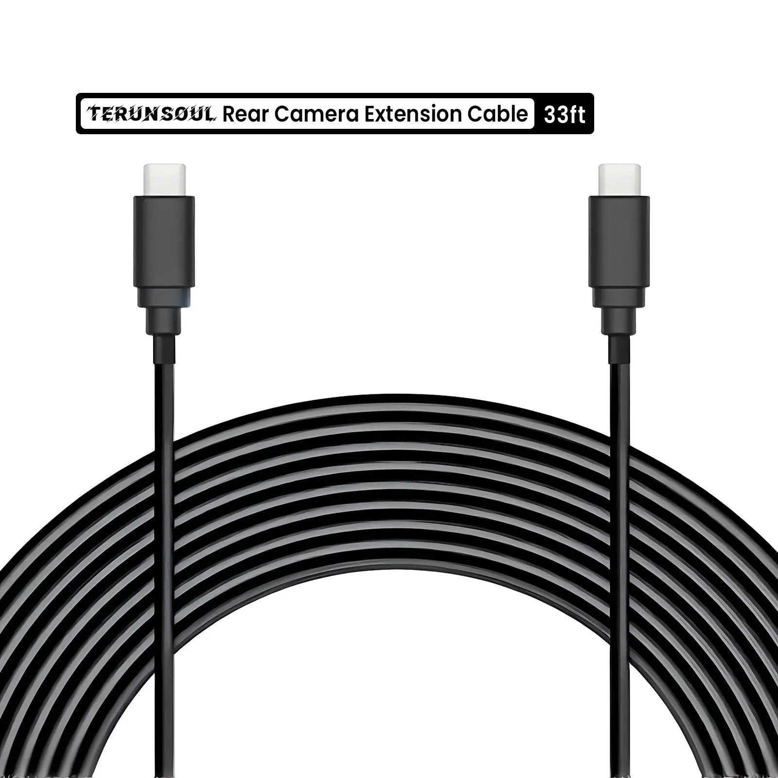 TERUNSOUL 33ft Rear Camera Extension Cable(USB C to USB C) TERUNSOUL