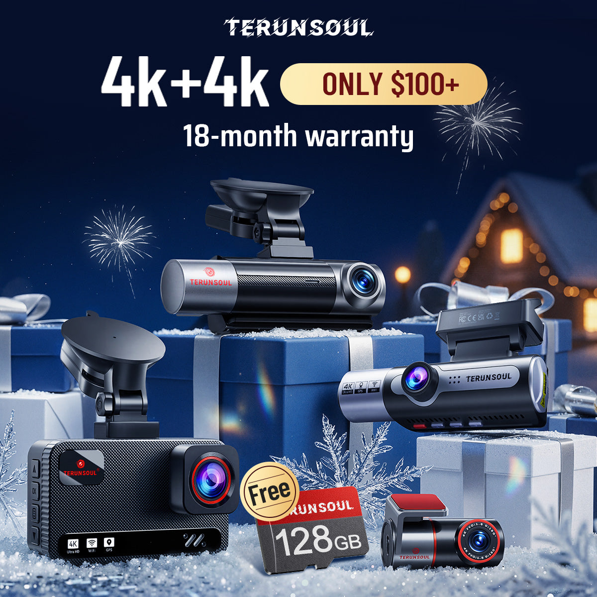 Terunsoul 4k+4kDashcam