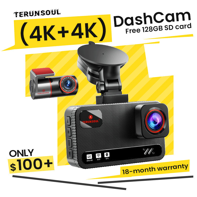 Terunsoul D016 4K+4K Dashcam