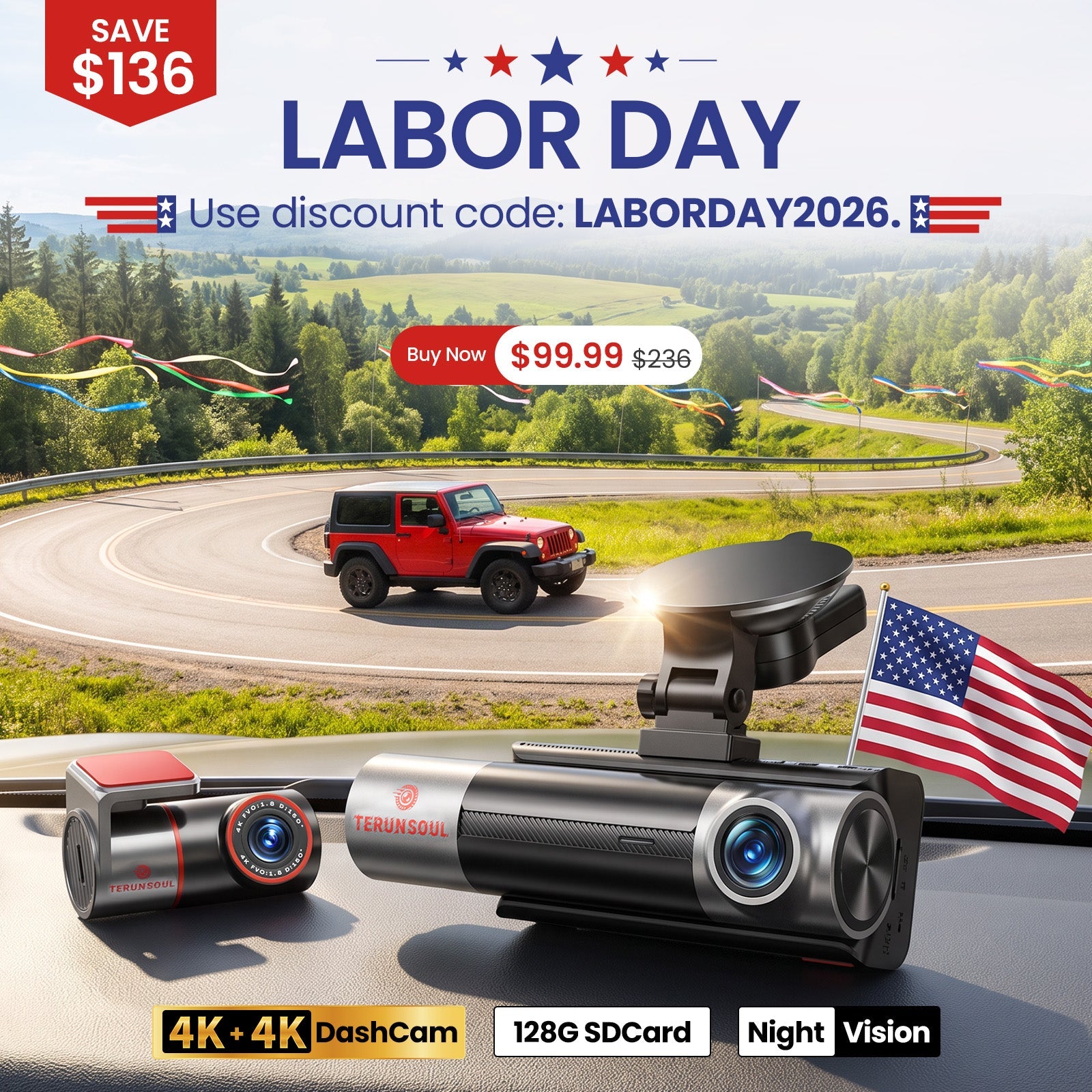 terunsoul D018 Dashcam
