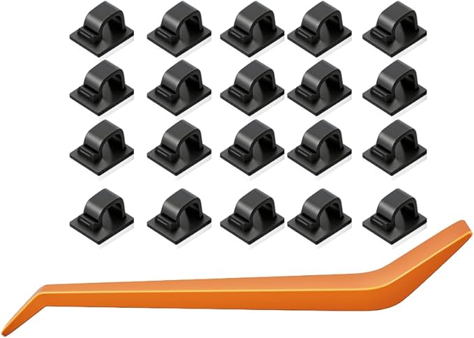 TERUNSOUL Adhesive Cable Wire Clips