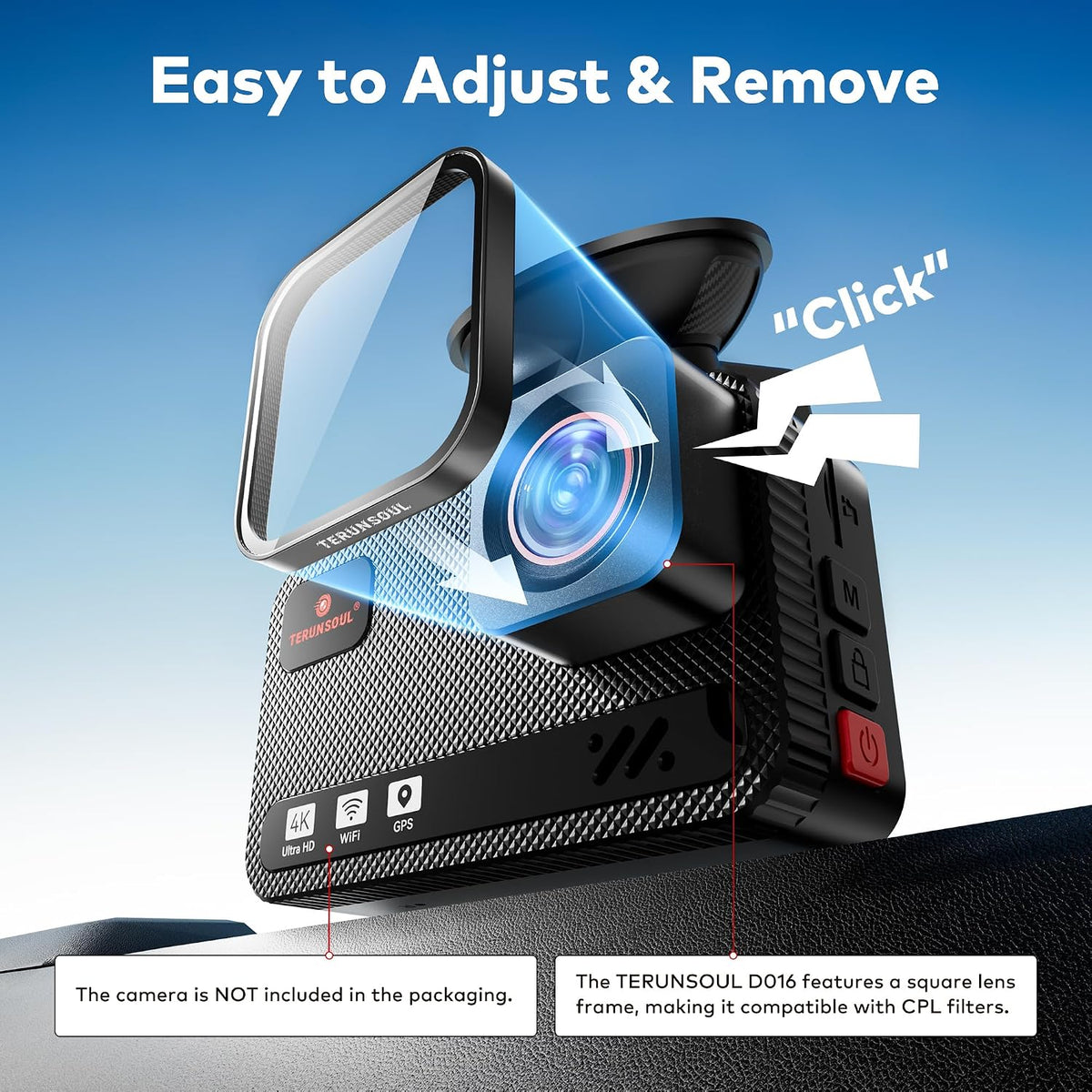 TERUNSOUL D016 Anti-Glare Circular Polarizing Filter (CPL Filter)